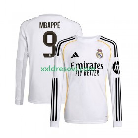 Real Madrid Kylian Mbappé 9 Domaći Nogometni Dres 2025-2026 Dugim Rukavima